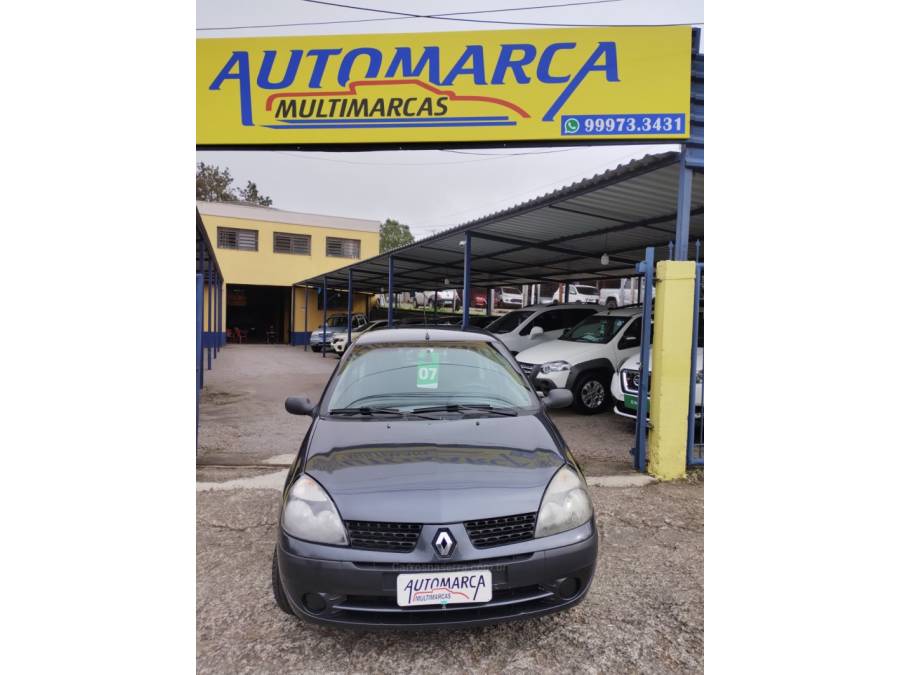 RENAULT - CLIO - 2005/2006 - Cinza - R$ 16.900,00