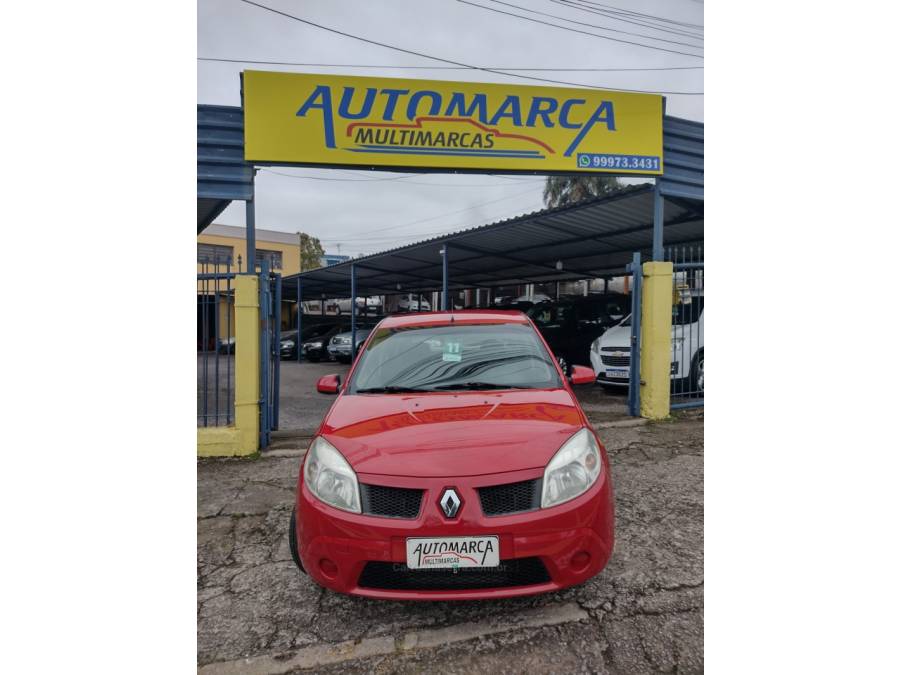 RENAULT - SANDERO - 2010/2011 - Vermelha - R$ 29.800,00